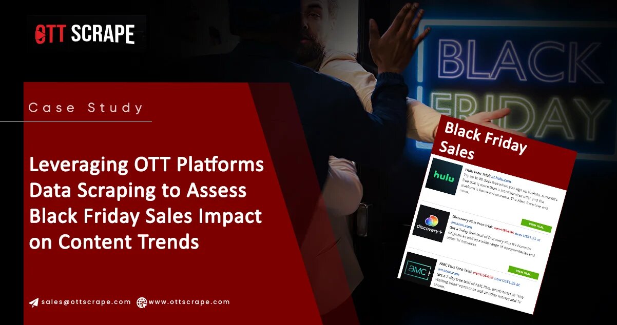 Leveraging OTT Platforms Data Scraping to Assess Black Friday Sales