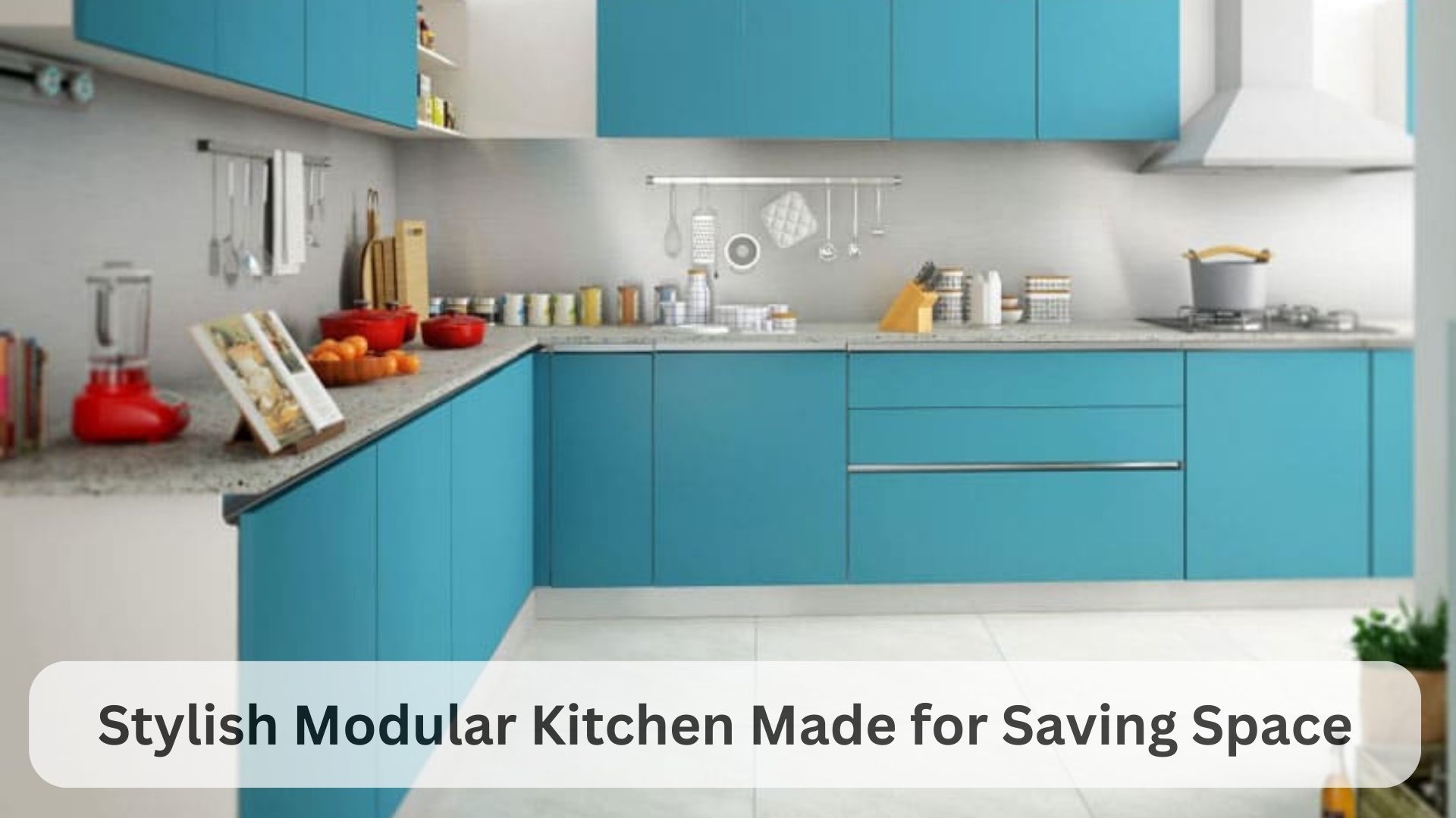 Stylish Modular Kitchen Made for Saving Space