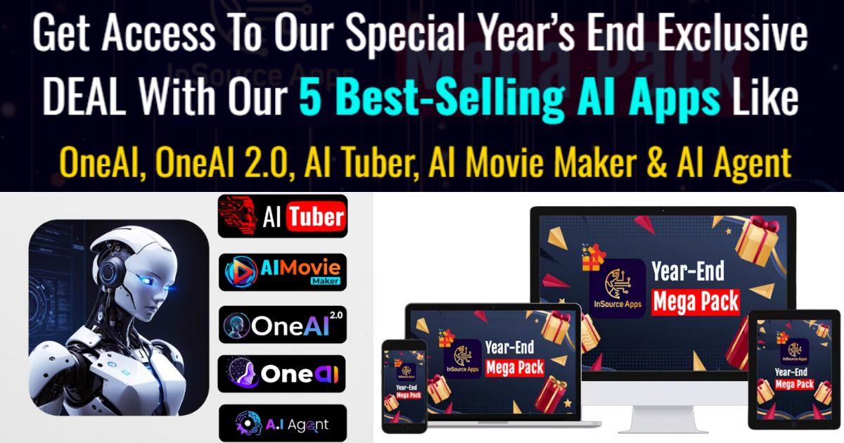 Year-End Mega Pack Review: Unlock 5 Best-Selling AI Apps in One Dashboard