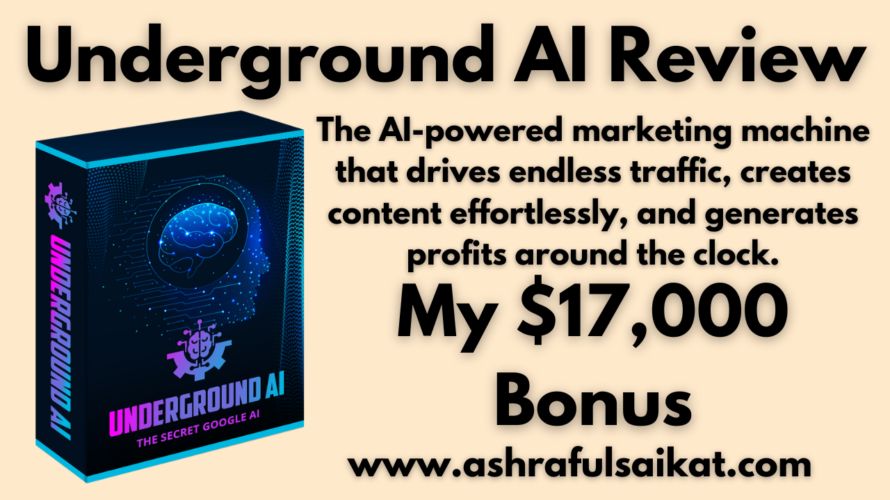 Underground AI Review - Google Hidden AI Money Machine (By James Renouf)
