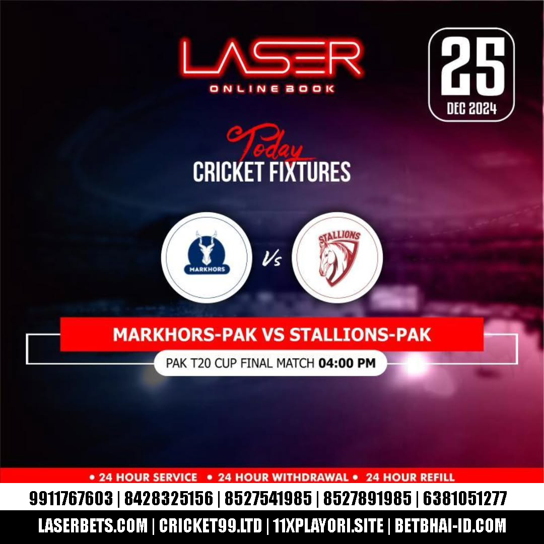 Markhorsh vs. Stallions: Key Players to Watch in the Pak T20 Cup Final Showdown with Laser247