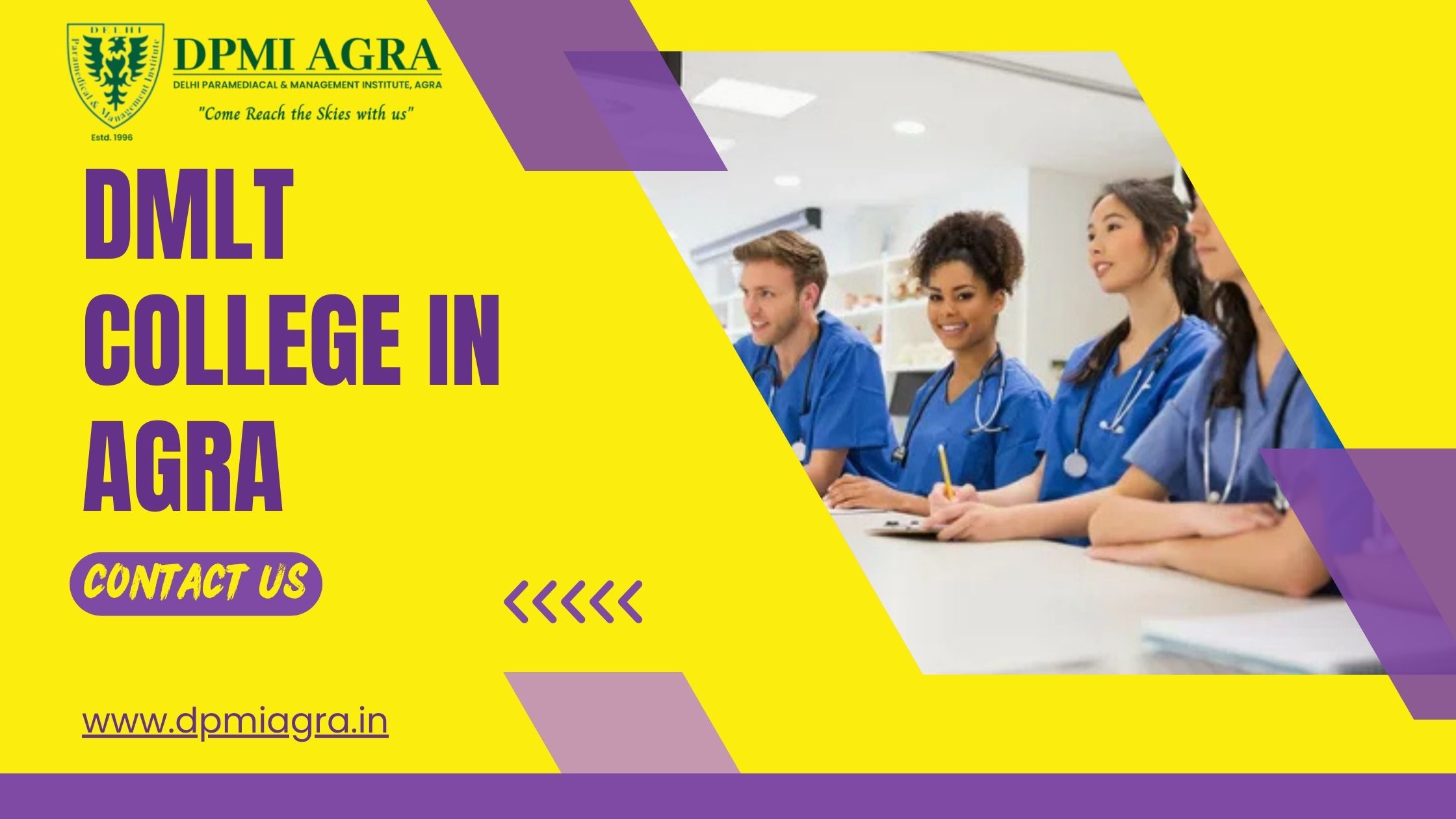 Top Reasons Why DMLT Colleges in Agra Are the Gateway to a Thriving Career in Medical Lab Technology