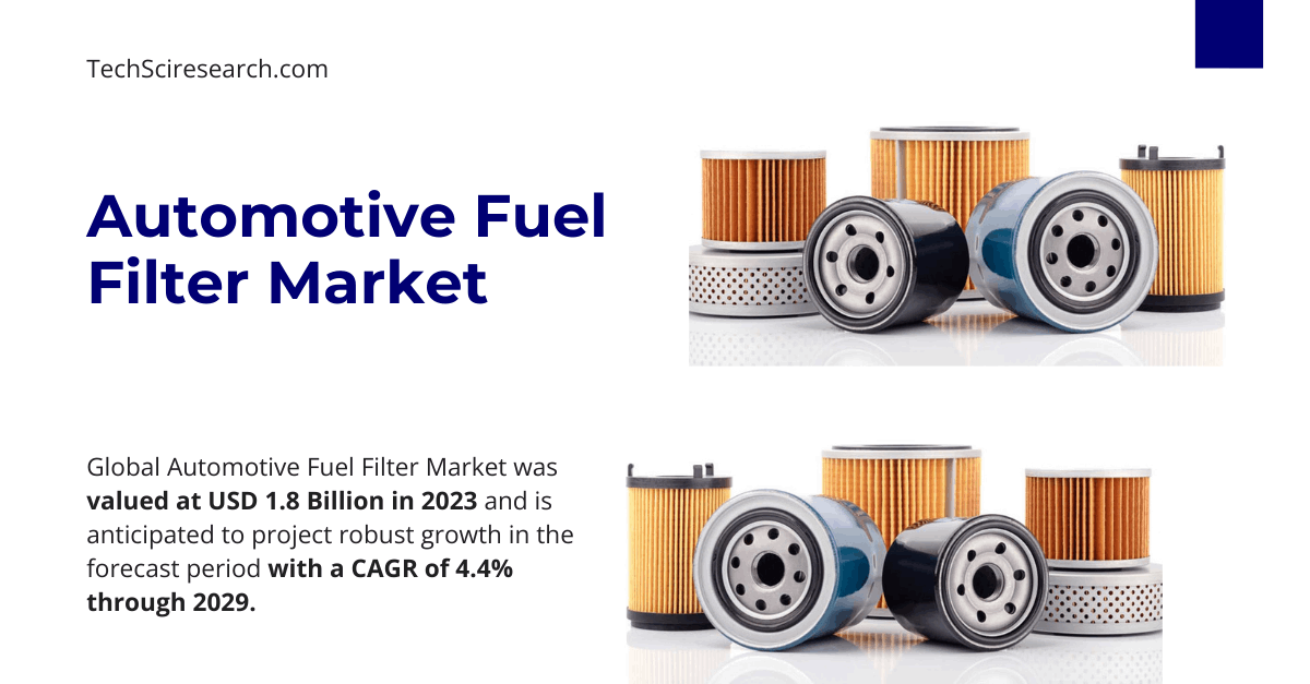 Automotive Fuel Filter Market Overview: USD 1.8 Billion Value and 4.4% CAGR Projected by {2029}