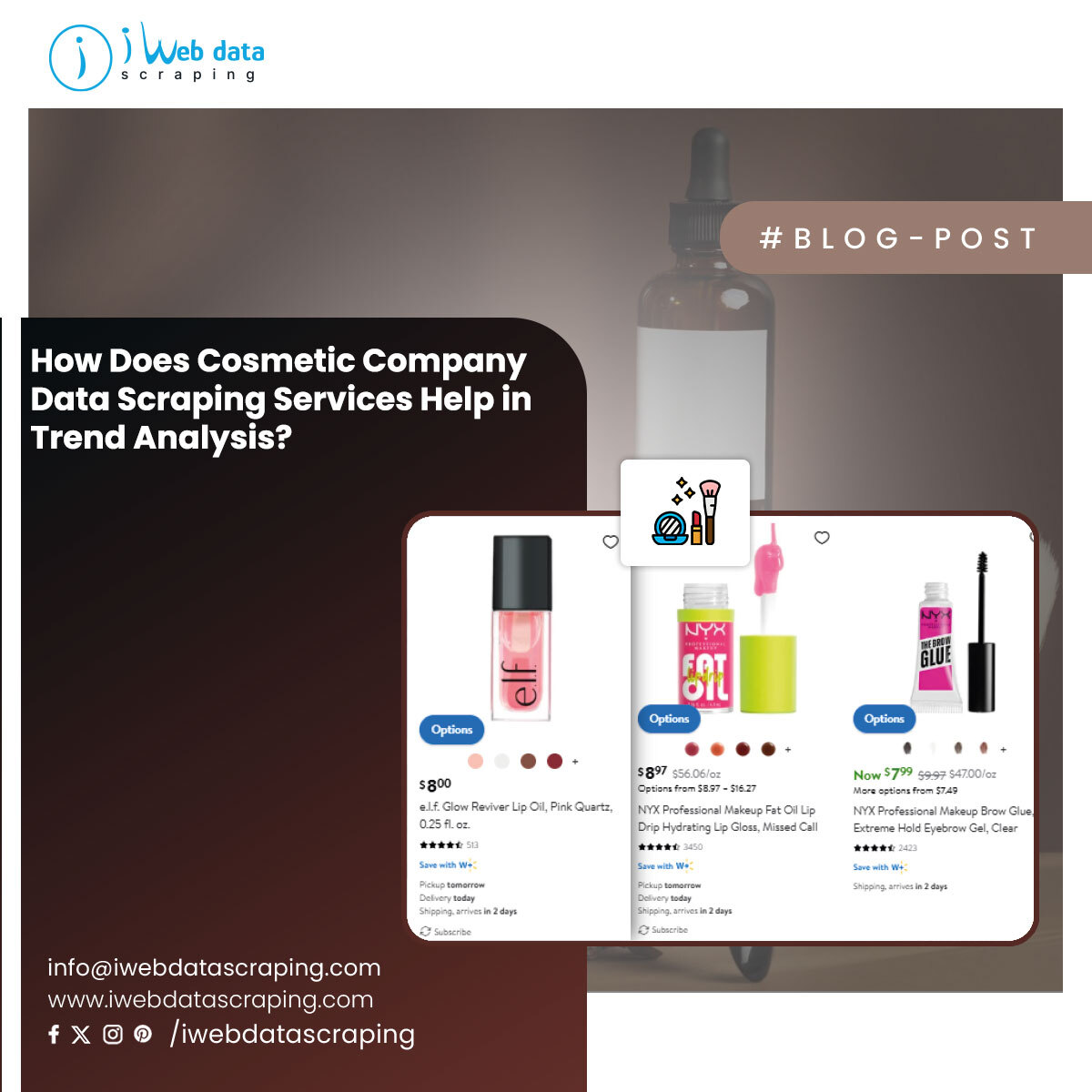 Trend Analysis with Cosmetic Company Data Scraping Services