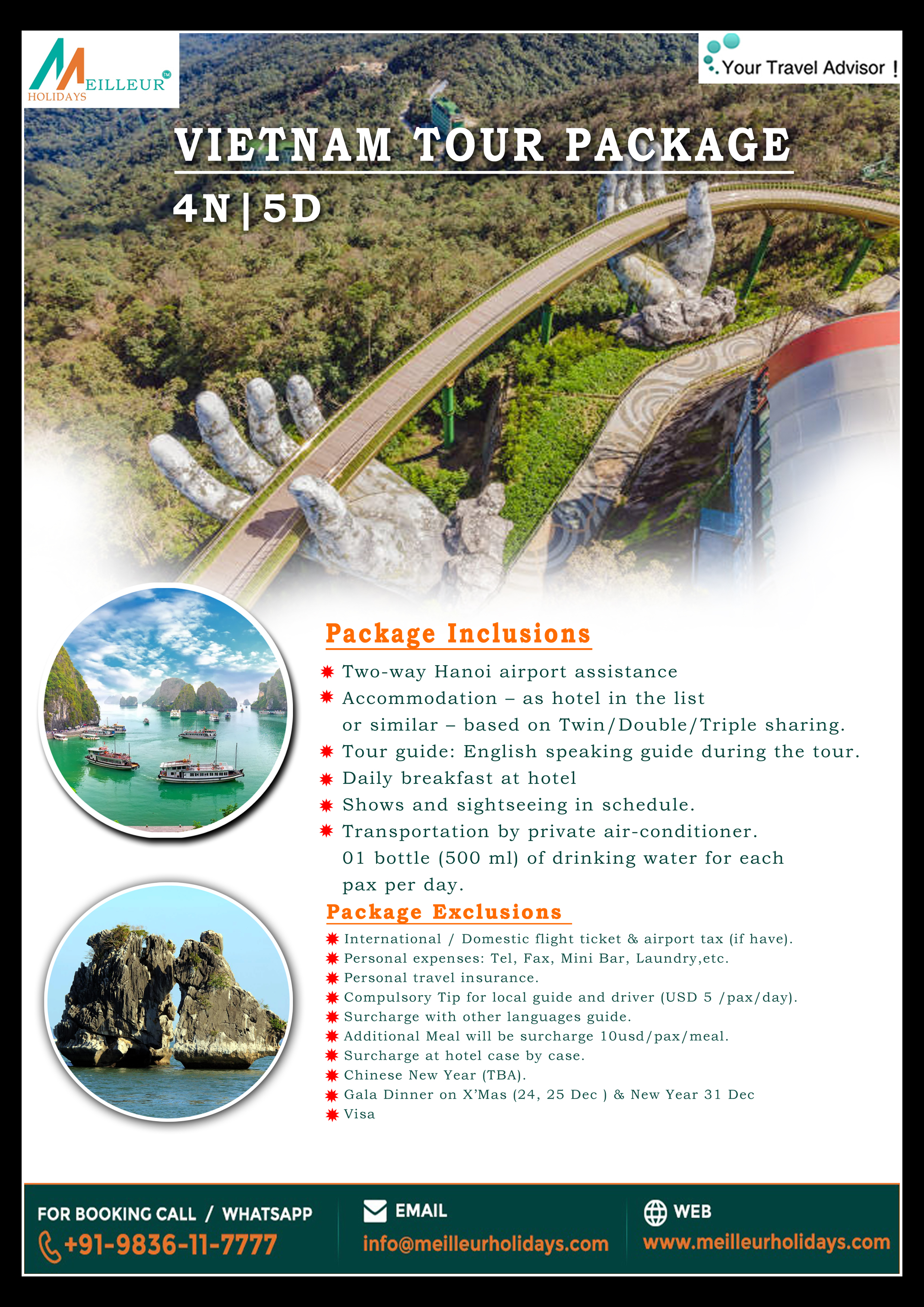 Vietnam Tour Package from Kolkata: A Complete Travel Guide