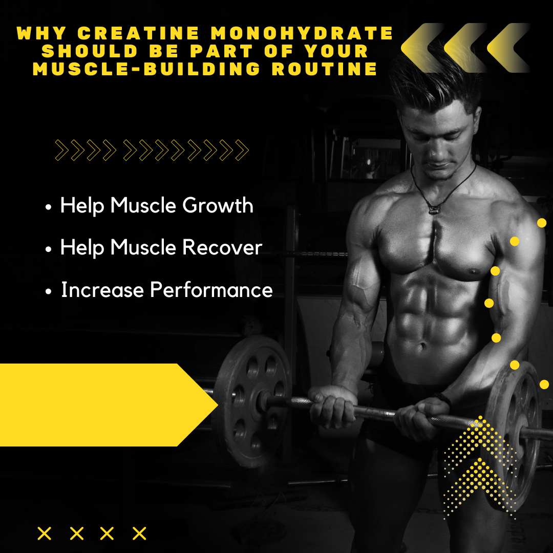 Why Creatine Monohydrate Should Be Part of Your Muscle-Building Routine