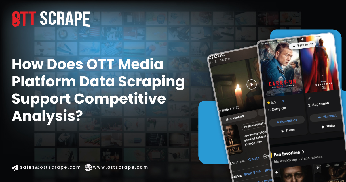 Role of OTT Media Platform Data Scraping in Competitive Analysis