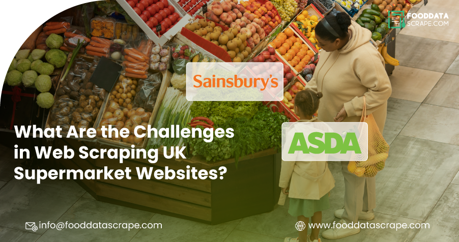 Challenges in web scraping UK supermarket websites