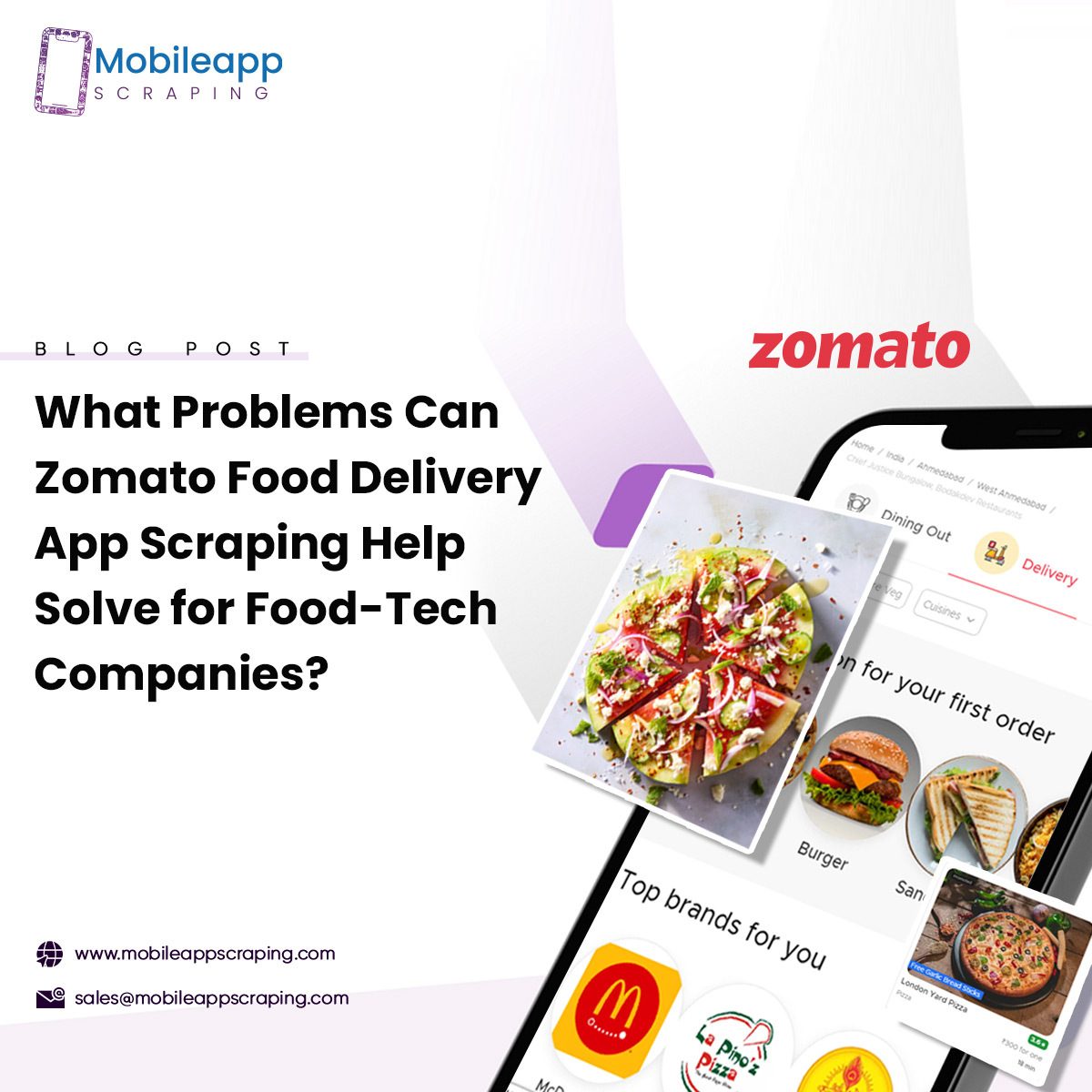 Zomato Food Delivery App Scraping - Restaurant Menu Data