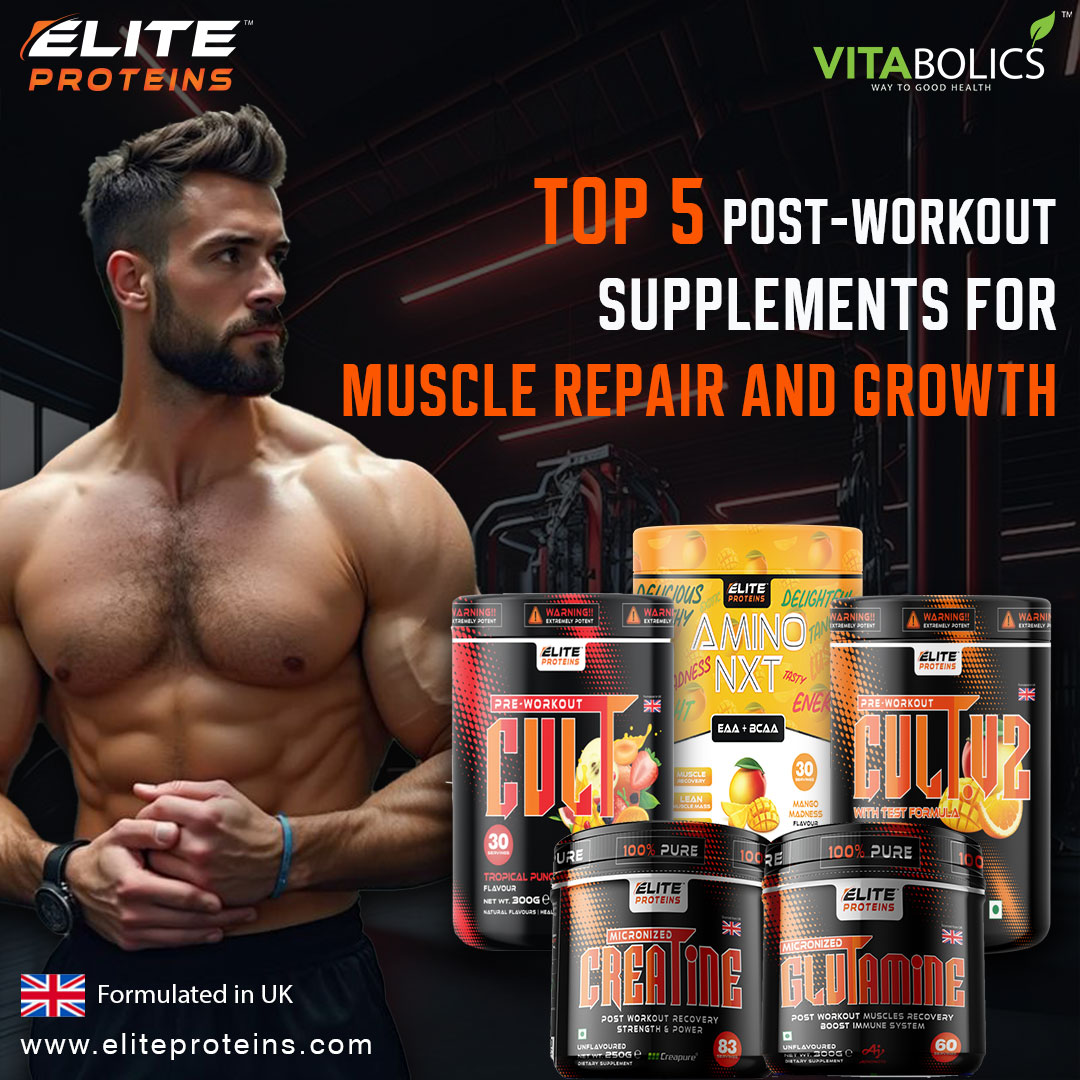 Top 5 Post-Workout Supplements for Muscle Repair and Growth