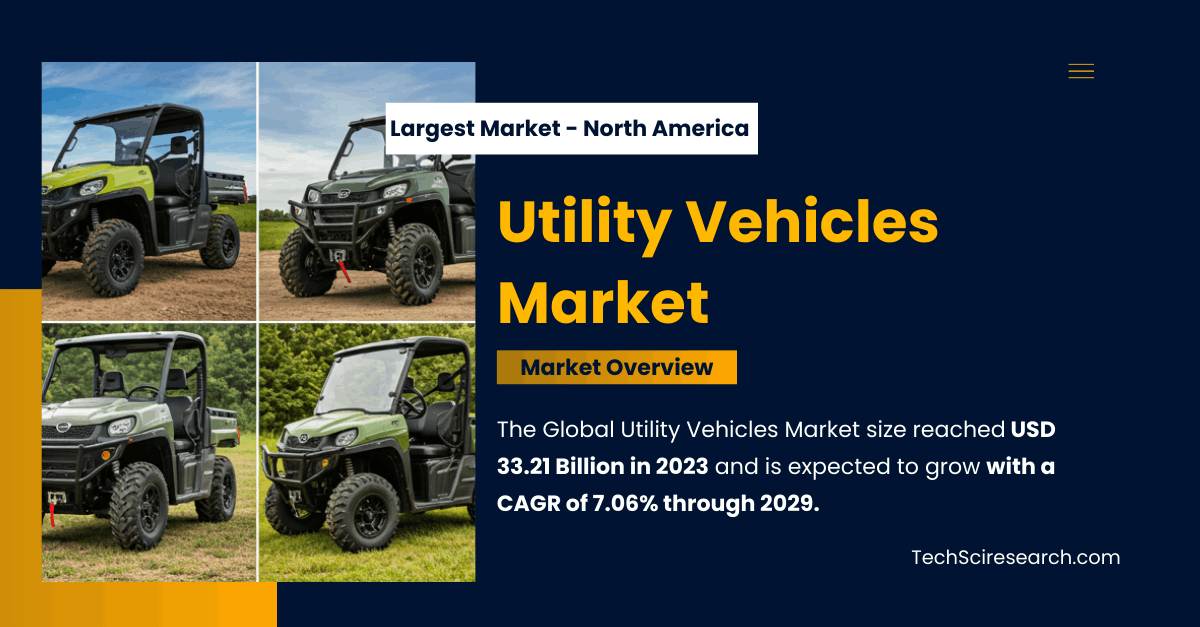 Utility Vehicles Market: USD 33.21 Billion {7.06% CAGR} | Insights Through 2029