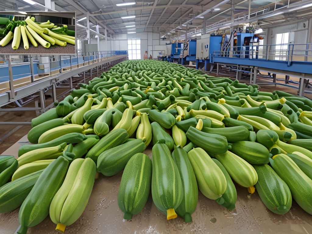 Zucchini Processing Plant Setup | Project Report 2024, Machinery Cost and Business Plan