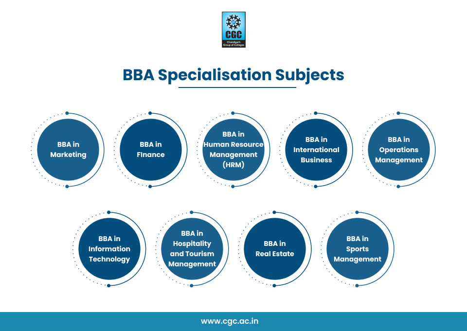 Top 10 Online BBA Specializations in India for 2025