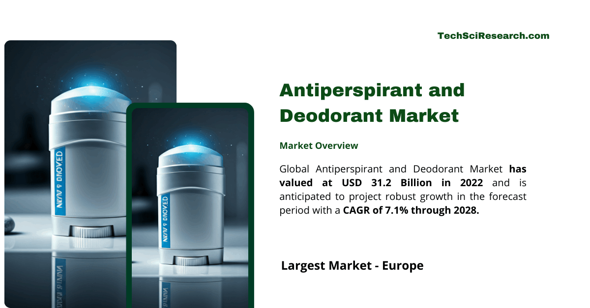 Antiperspirant and Deodorant Market Size and Growth: Key Players, Trends, and Forecast for USD 31.2 Billion by {2028}