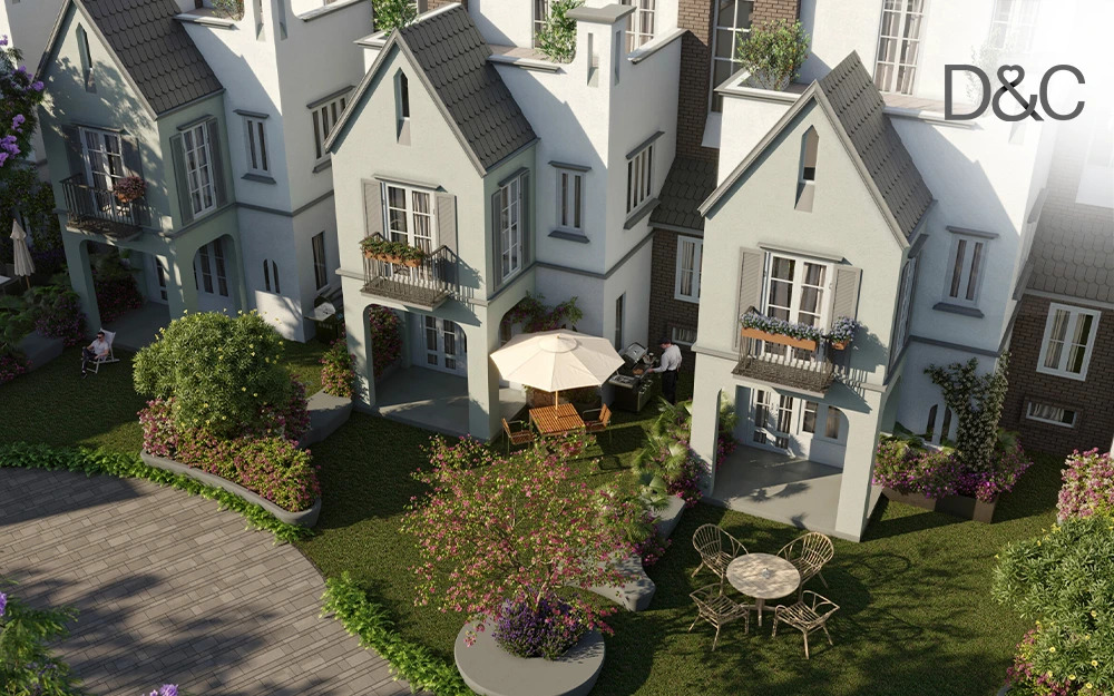Luxurious Bungalows: The Benefits of a Central Garden Feature