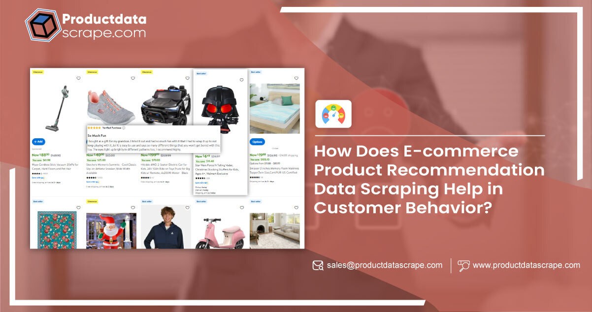 E-commerce Product Recommendation Data Scraping for Customer Behavior