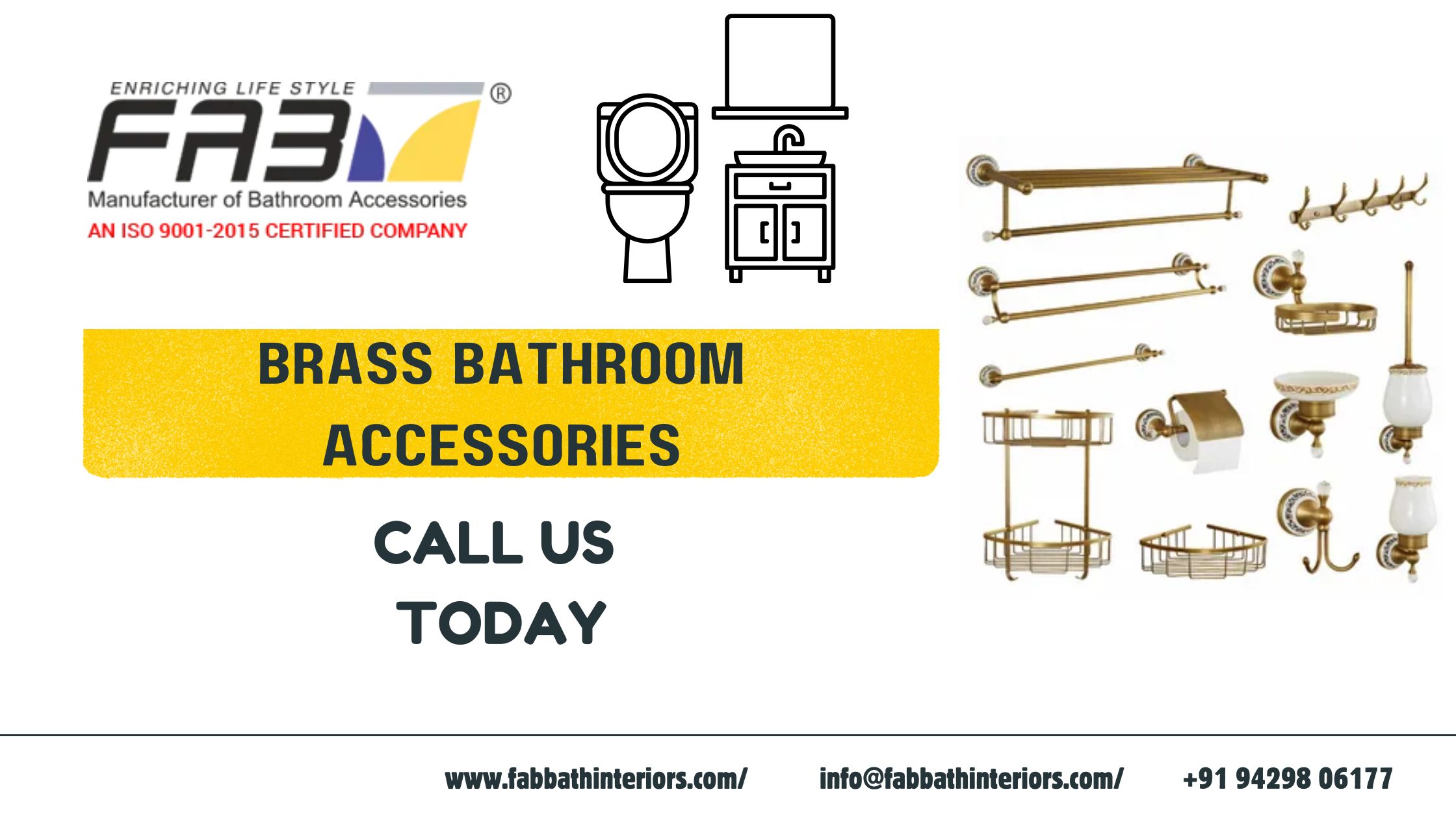 Brass vs. Other Materials: Why Brass Bathroom Accessories Win Every Time