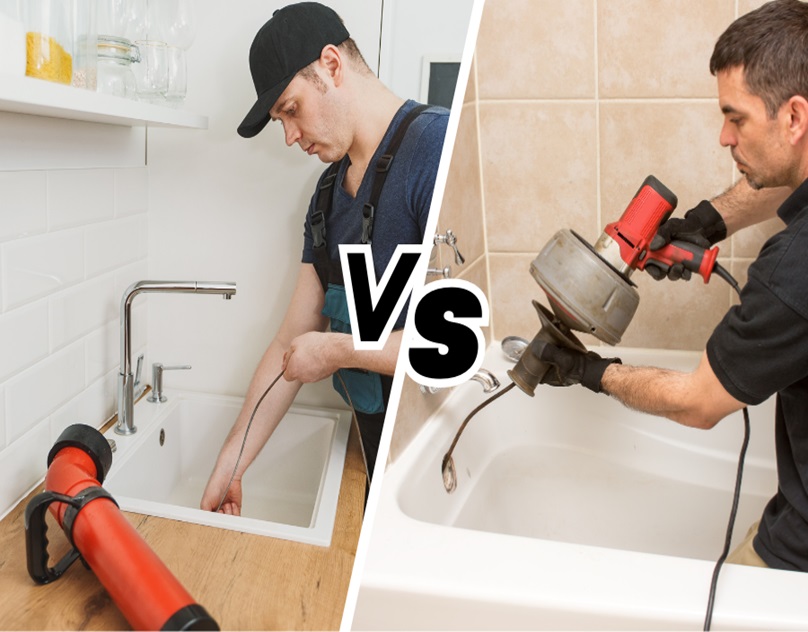 Shower Drain Snaking vs. a Kitchen Drain Snaking: What’s the Difference?