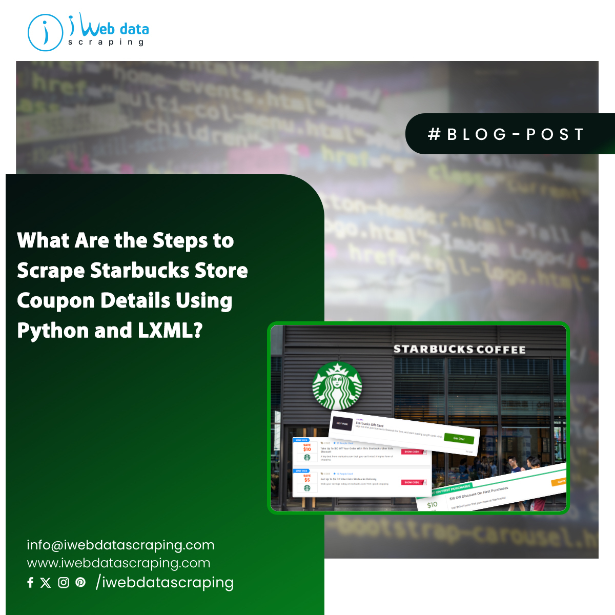 Steps to Scrape Starbucks Store Coupon Details Using Python and LXML
