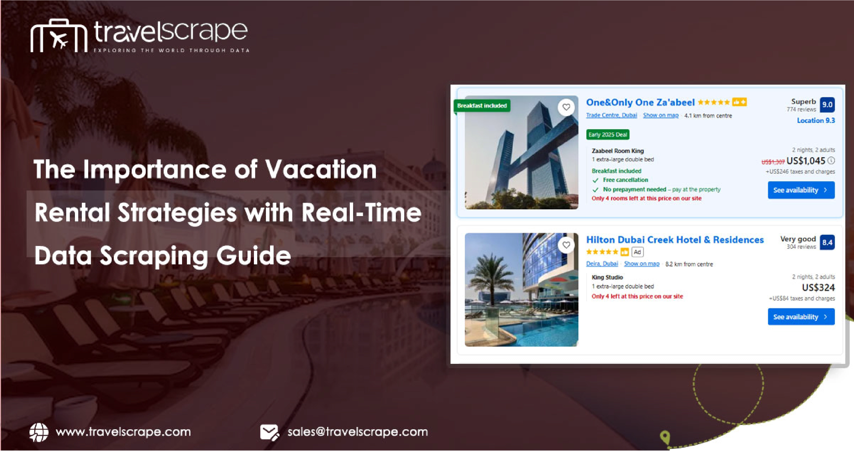 Importance of Vacation Rental Strategies with Real Data Scraping