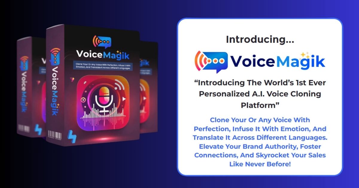 Voice Magik Review: The Ultimate Personalized AI Voice Cloning App!