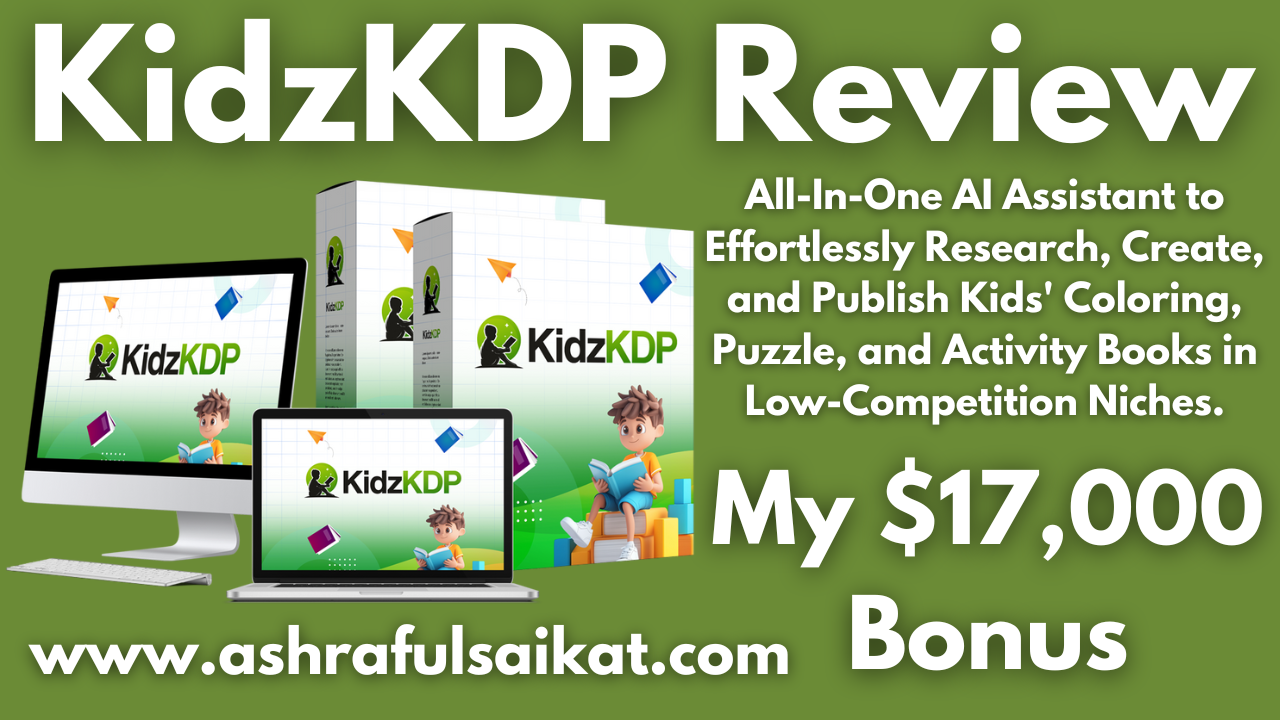 KidzKDP Review - Create & Publish Kids Coloring Books [Seun Ogundele]