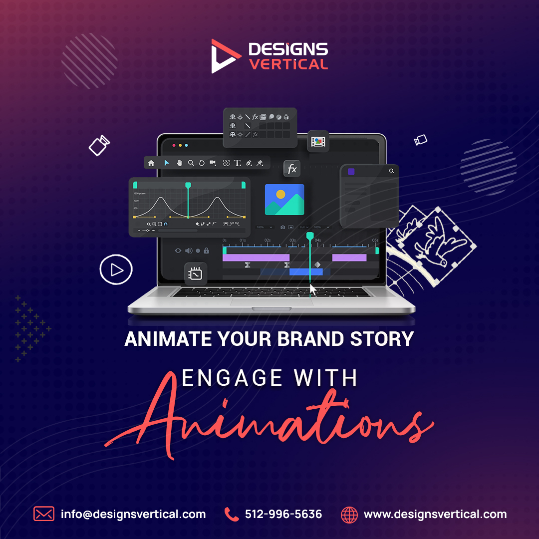 Bring Your Brand to Life with Designs Vertical’s Animation Services