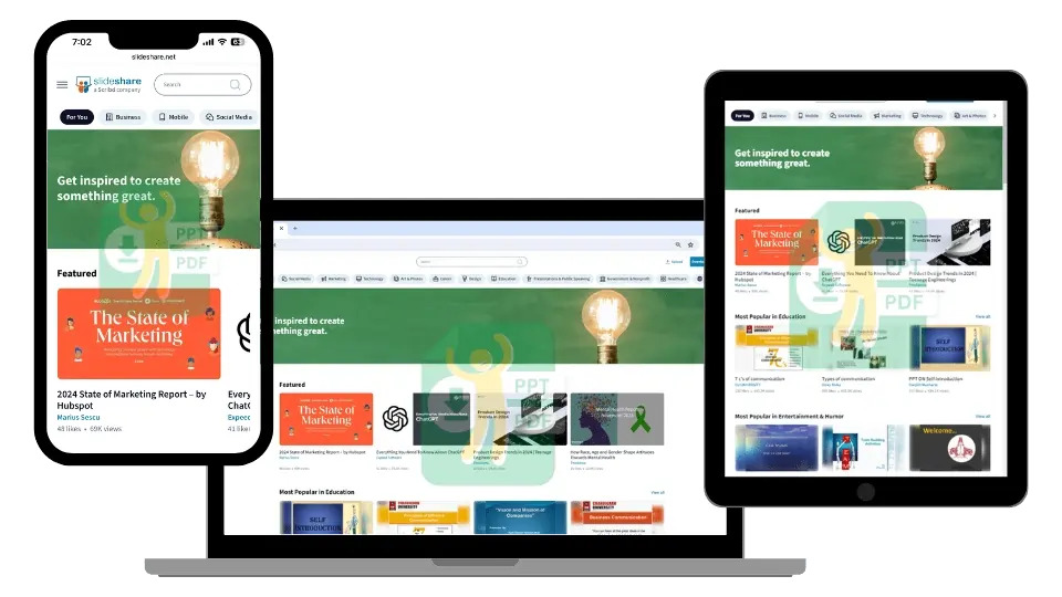 Download SlideShare PPTs as PDF Without Watermark