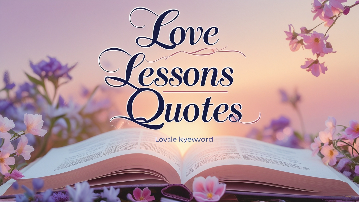 50 Powerful Love Lessons Quotes: Wisdom on Love, Life, and Relationships
