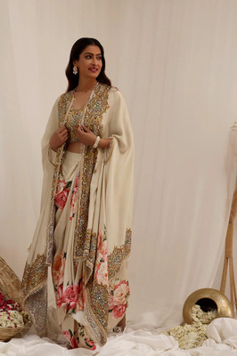 The ultimate style guide to elegant cape dresses for weddings