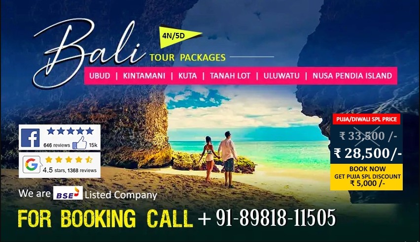 Bali Tour Packages from Kolkata: Why Choose Bali for Your Next Vacation