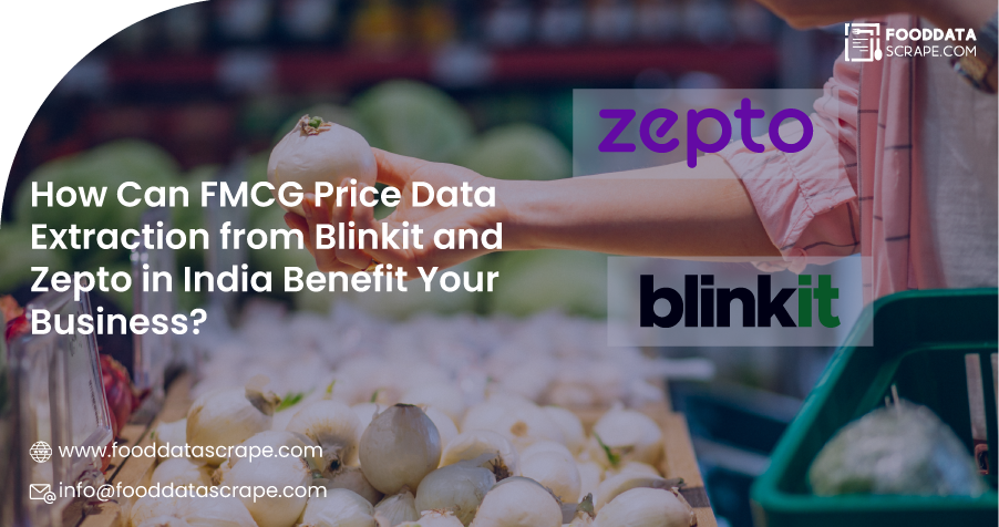 FMCG Price Data Extraction from Blinkit and Zepto in India.