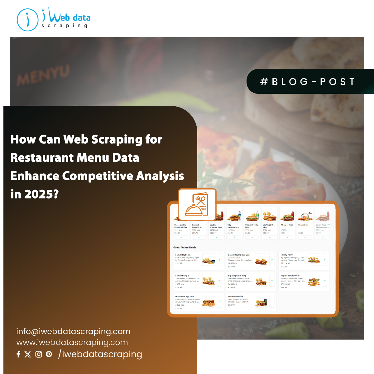Web Scraping Restaurant Menu Data: Competitive Analysis in 2025