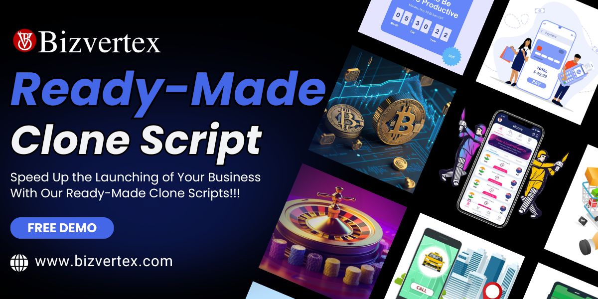 Start Your Business Effortlessly with Ready-Made Clone Script Solutions!
