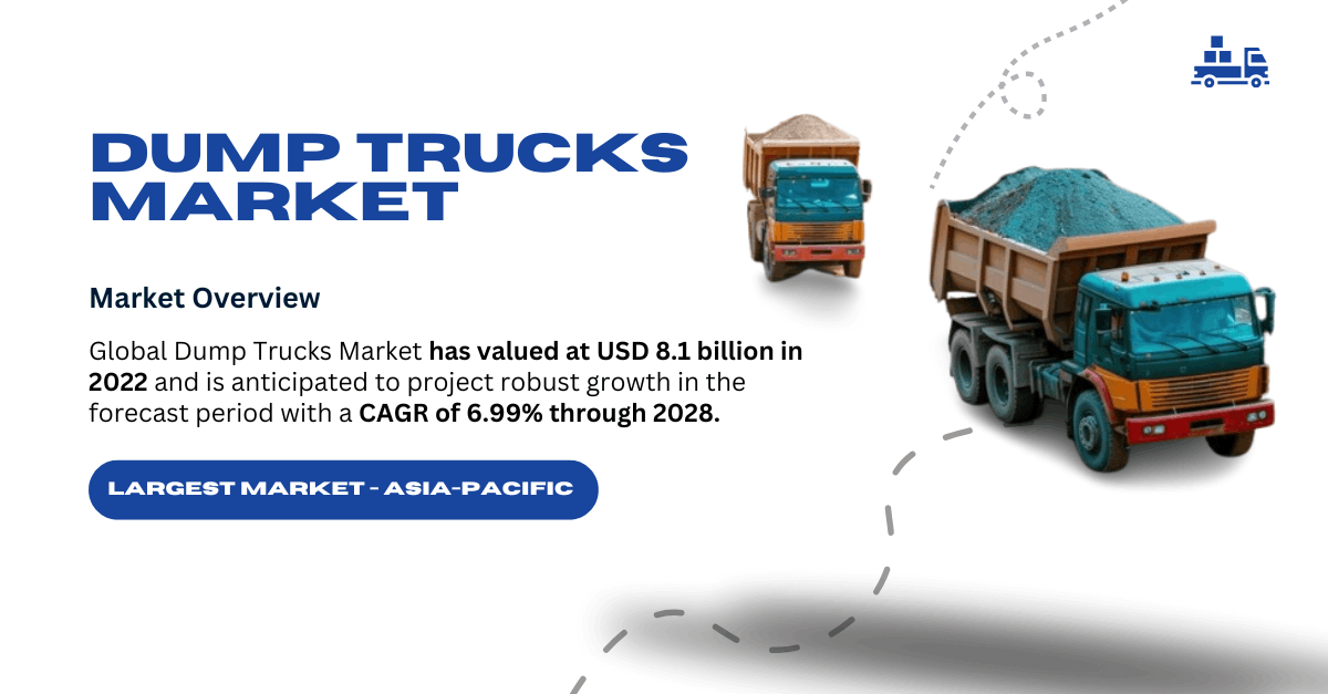 Dump Trucks Market: Share and Size to Expand with {6.99%} CAGR, {USD 8.1 Billion} Valuation