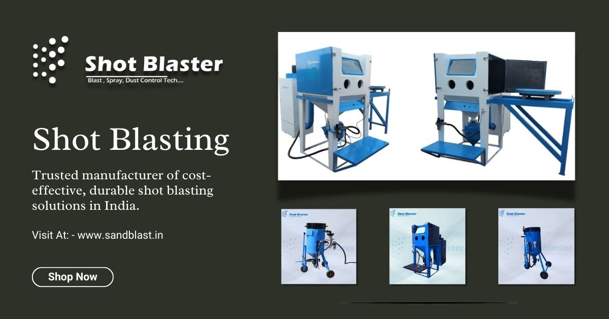 High-Performance Air Operated Table Type Shot Blasting Machine for Superior Surface Finishing