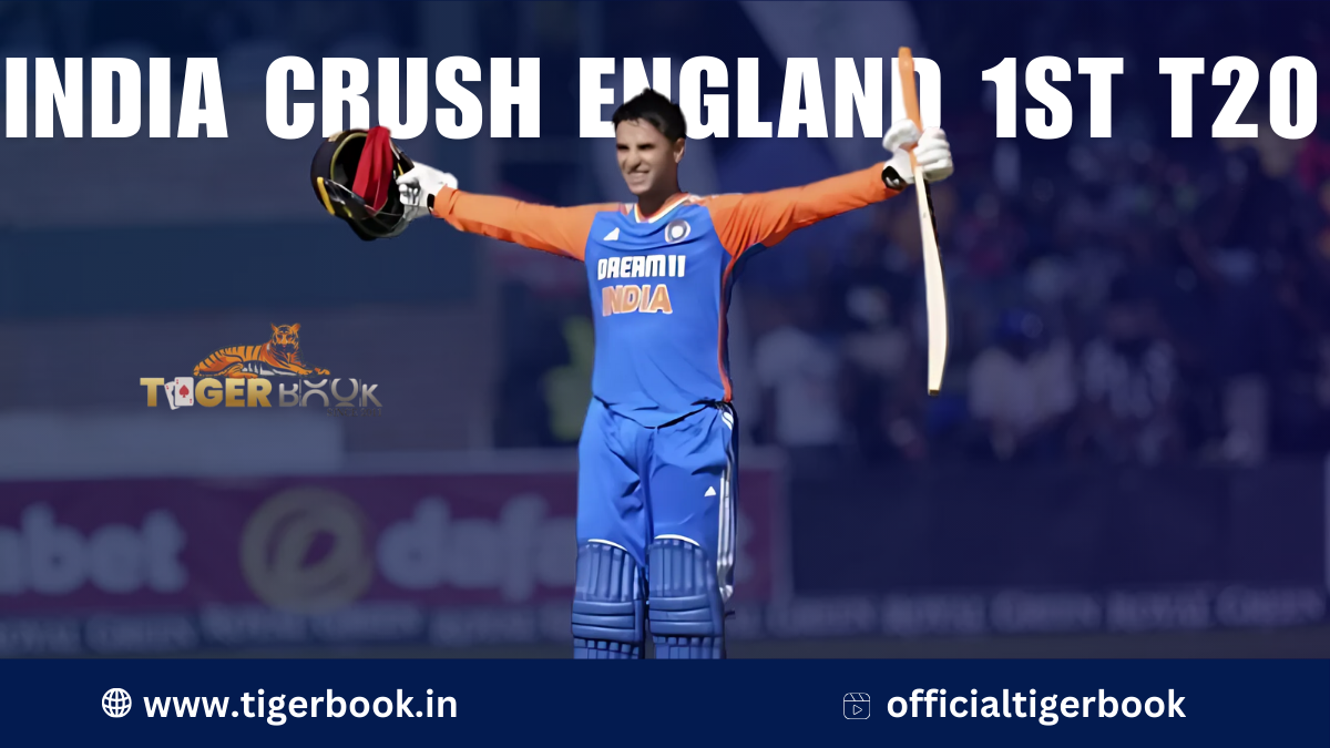 India Crush England with Abhishek Sharma's Explosive 79 in First T20I