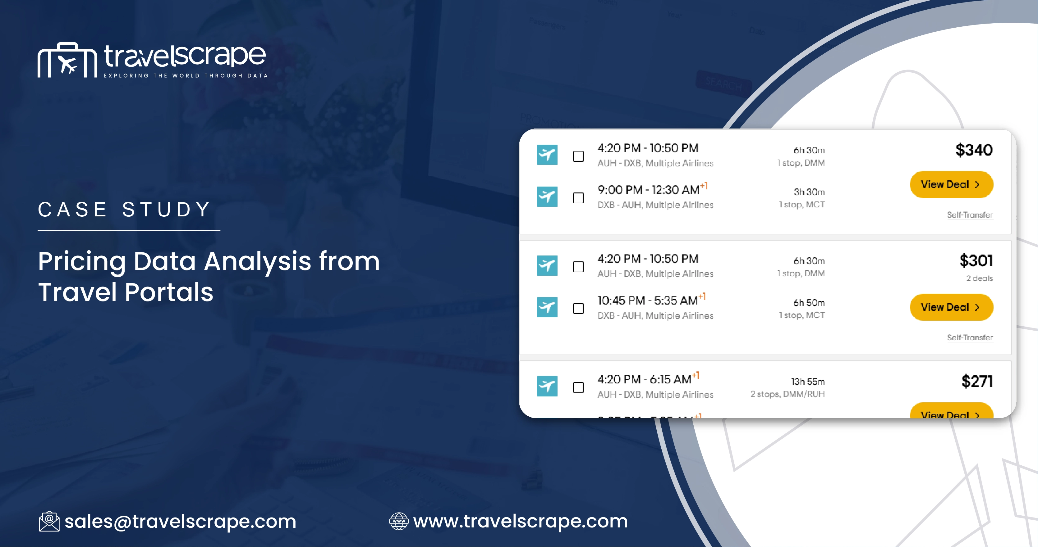 Pricing Data Analysis from Travel Portals
