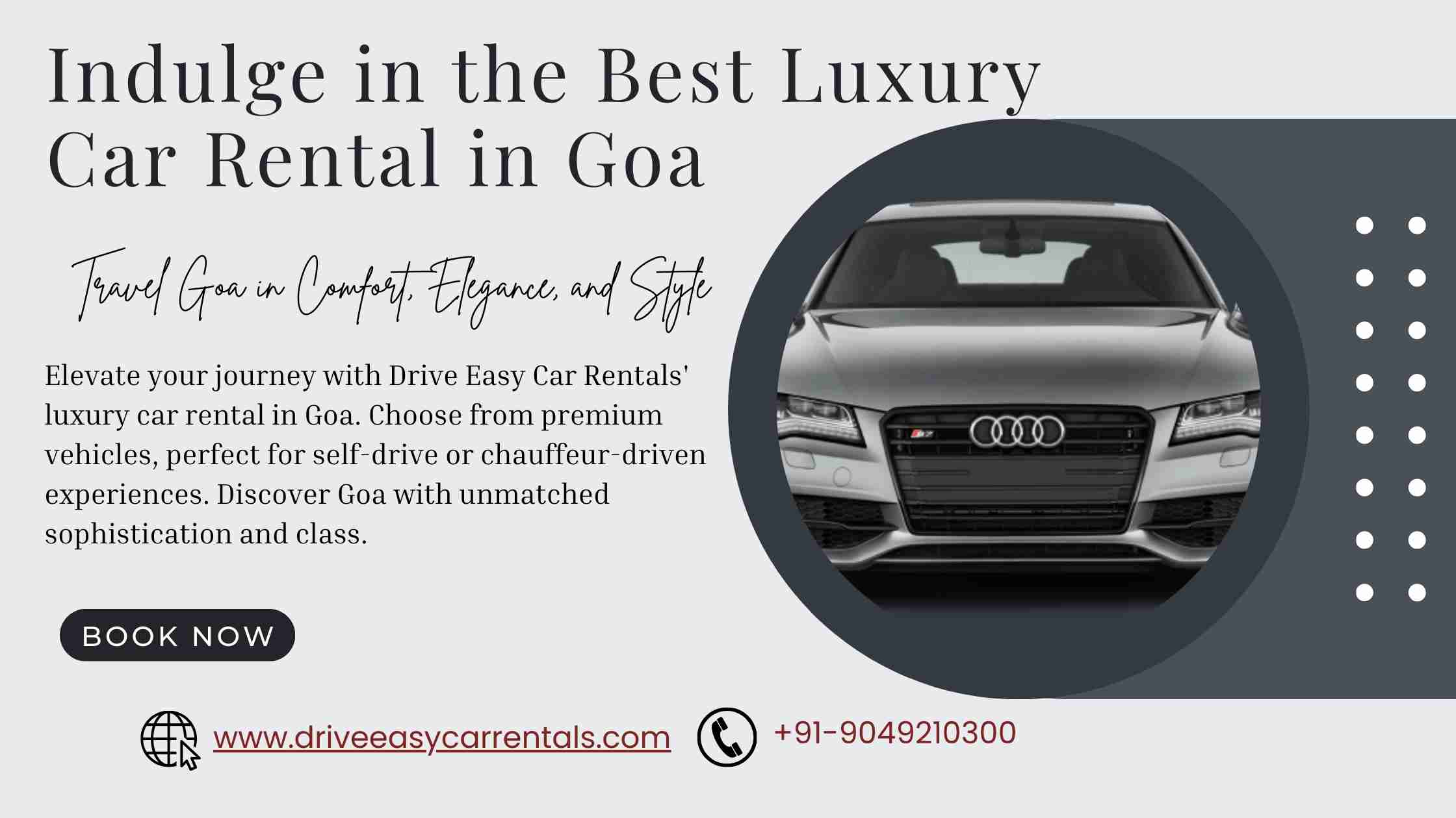 Luxury Car Rental in Goa: Travel in Ultimate Style and Comfort