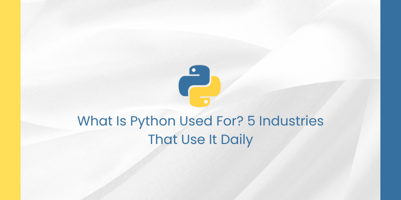What Is Python Used For? 5 Industries That Use It Daily