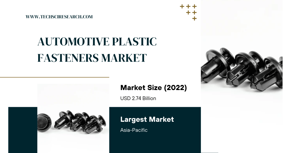 Automotive Plastic Fasteners Market Forecast: [USD 2.74 Billion], [7.74%] Growth Rate Expected by 2028