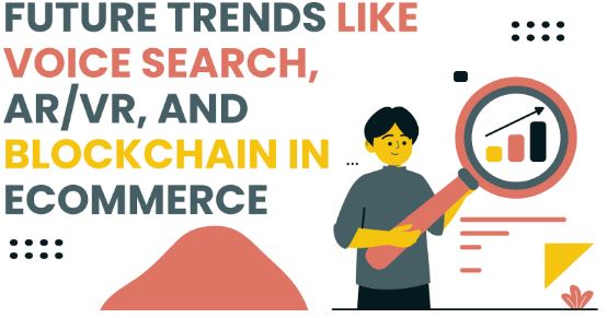 Future trends like voice search, AR/VR, and blockchain in ecommerce
