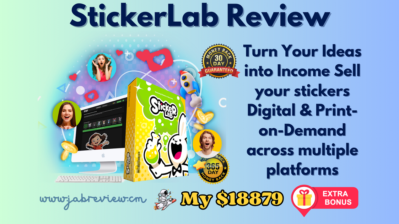StickerLab Review – Sell Digital and Print on Demand Stickers