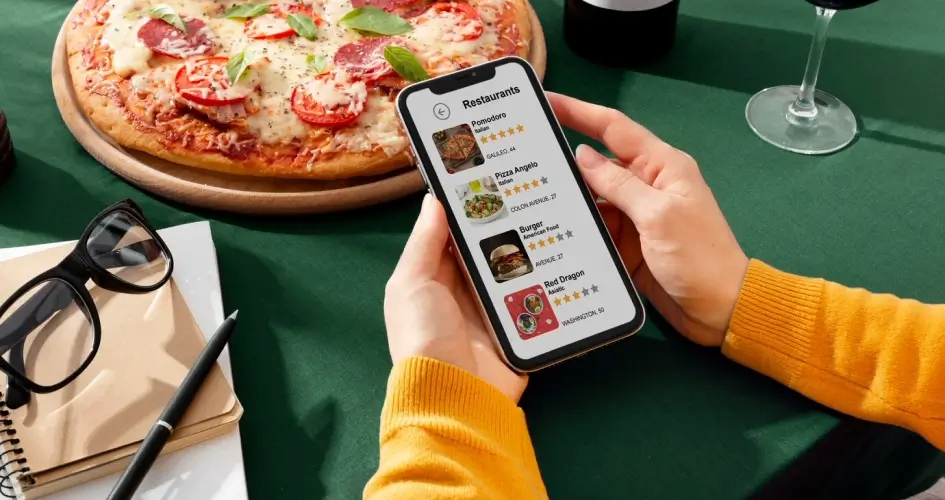 What are the key metrics for evaluating the success of a food delivery app?