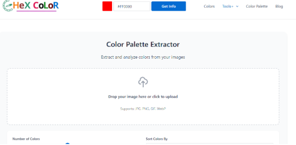Color Selector from Image – Find the Perfect Colors with HexColor.ie