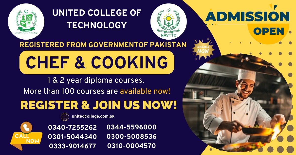 Transform Your Passion into a Career with Chef Courses in Rawalpindi
