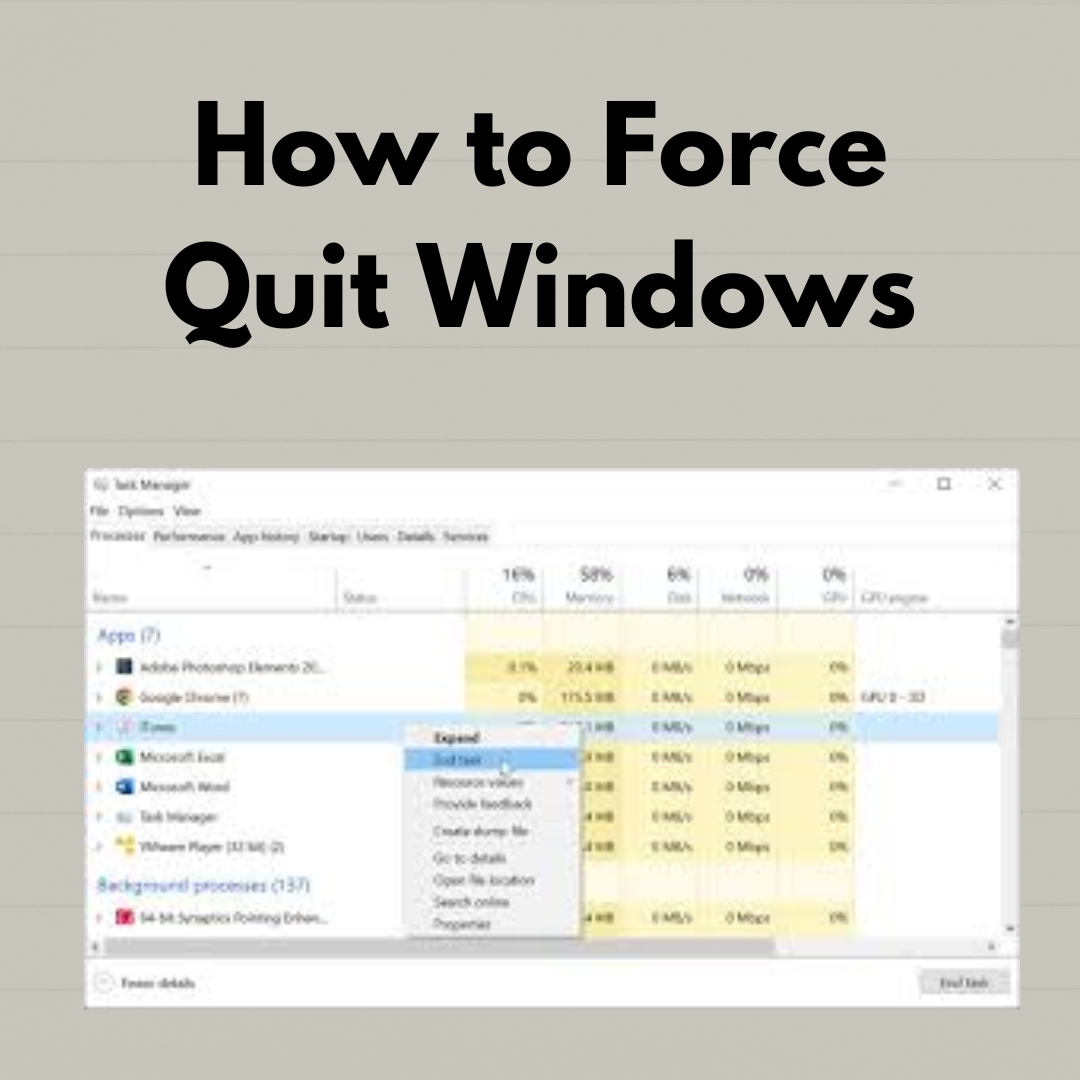 Force-Quit Applications on Windows - Easy Guide