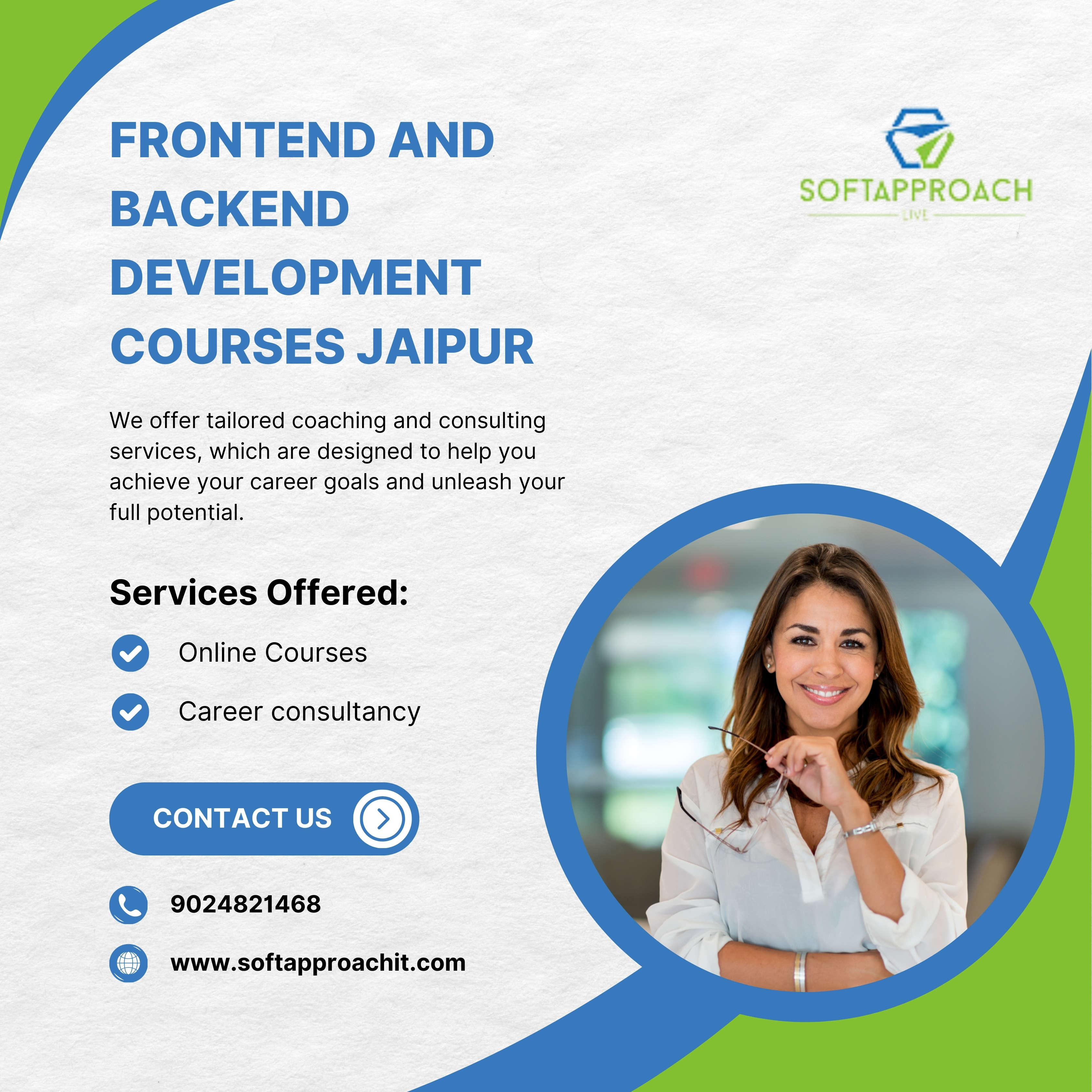 Think You Can Become a Developer by Just Watching Tutorials? Try Frontend and Backend Development Courses Jaipur at Soft Approach IT!