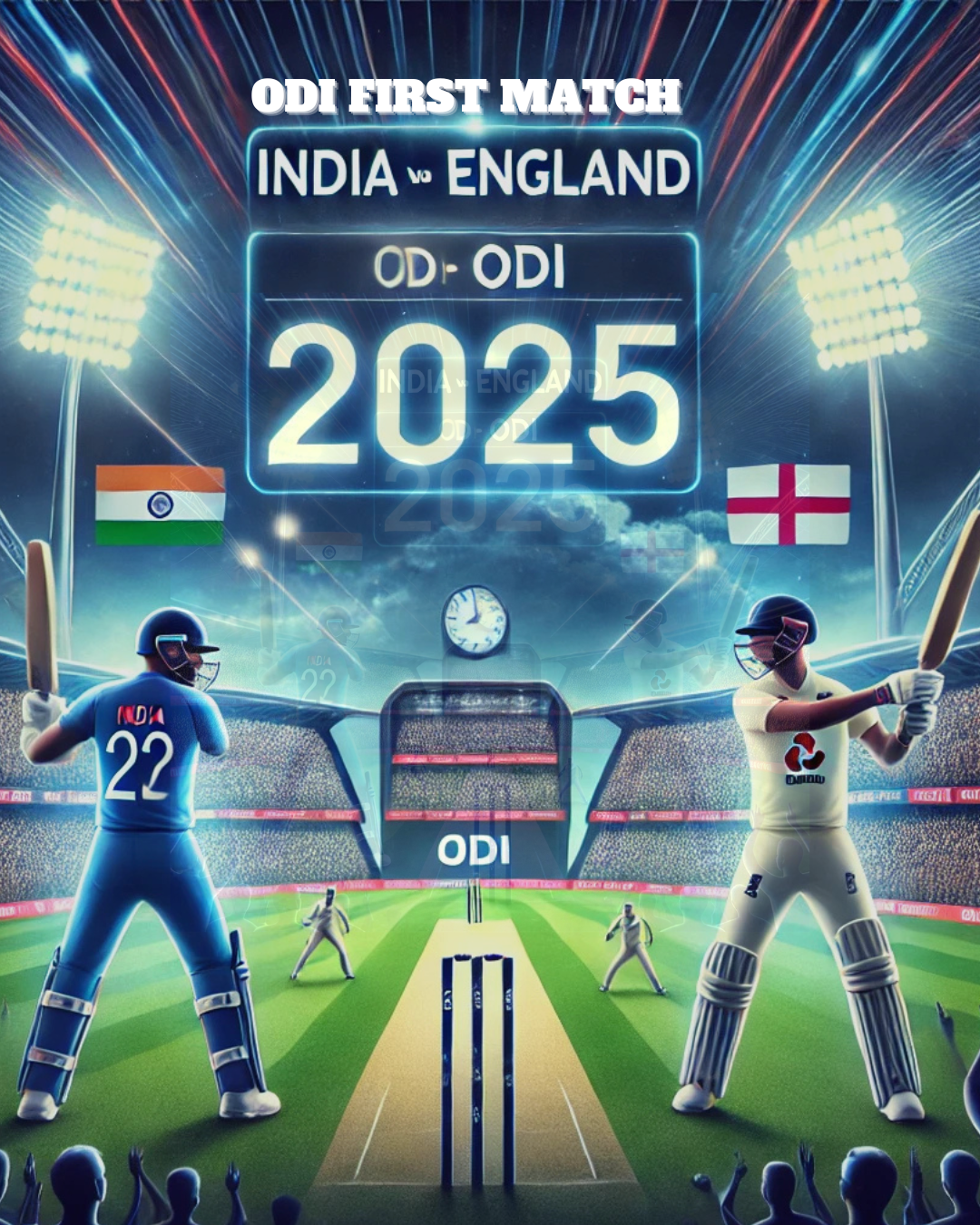 Countdown to Excitement: Key Players to Watch in India vs England ODI 2025 watch with Reddy Anna id