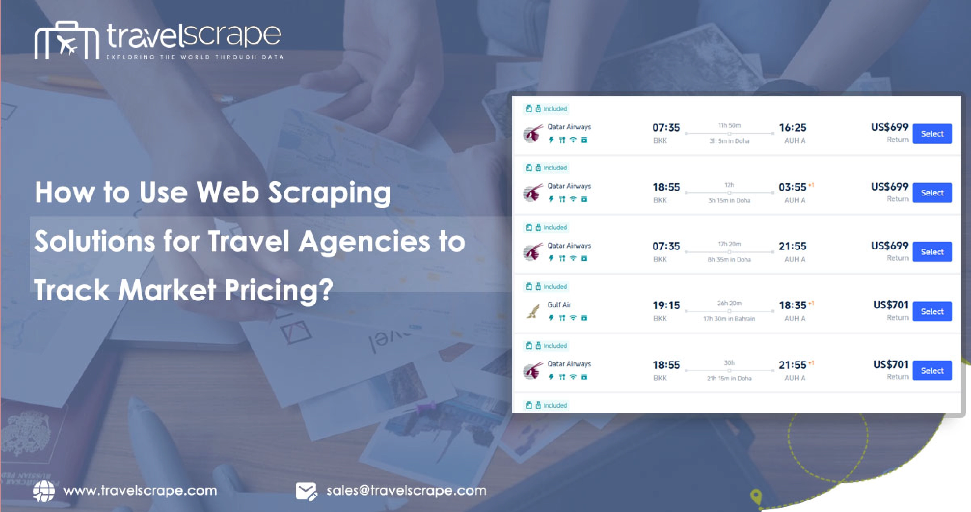 Web Scraping Solutions for Travel Agencies to Track Pricing